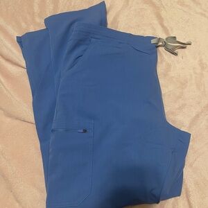Figs Medical Scrub Pants in Light Blue